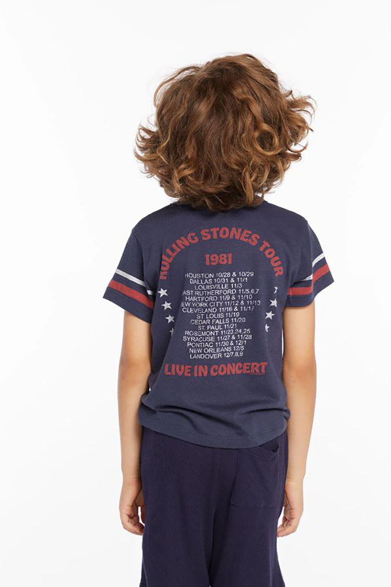 boys Rolling Stones concert tee, back, avalon