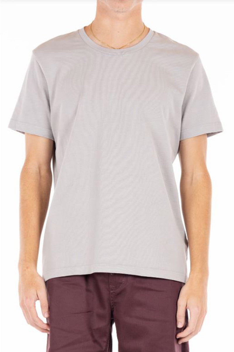 AKITA HEAVY KNIT TEE, MINERAL, FRONT VIEW