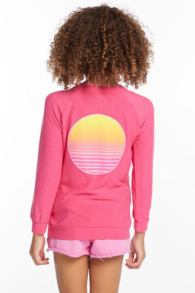 BEACH CLUB PULLOVER, pink, back view