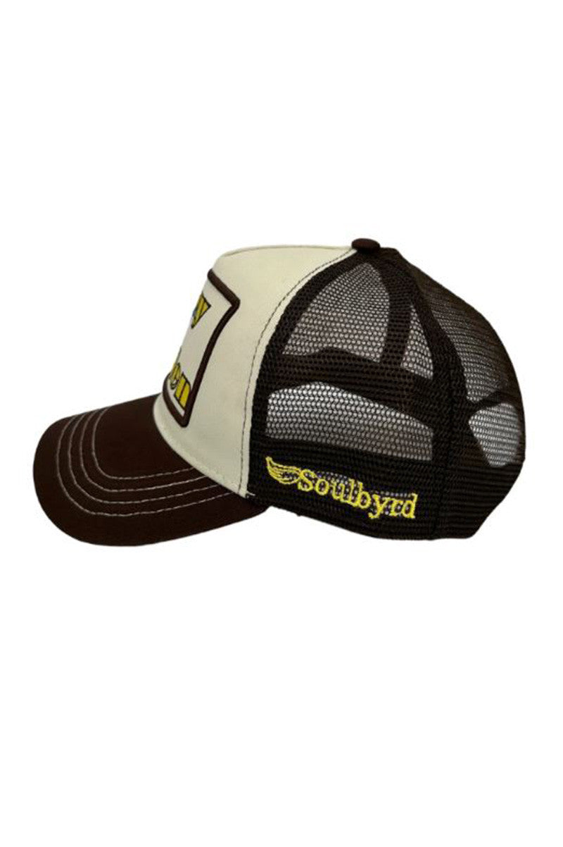 Stay golden in beige/brown side view 