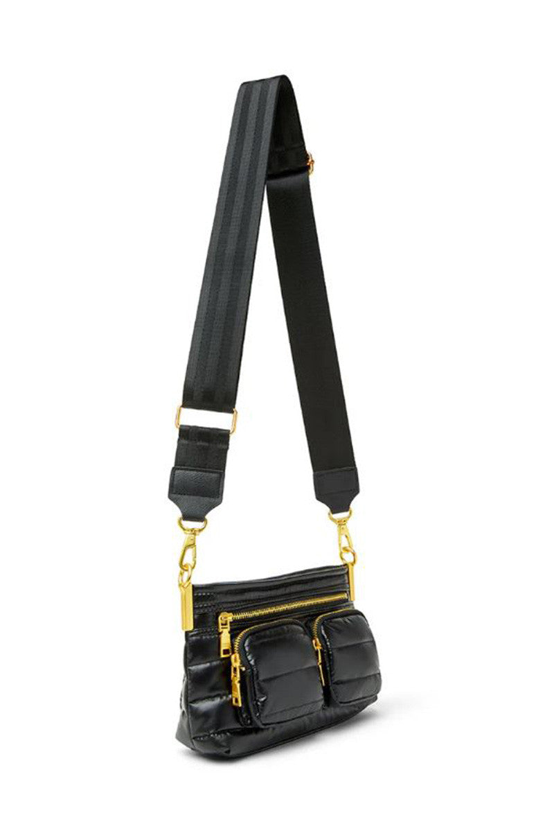 double trouble bag in pearl black side view