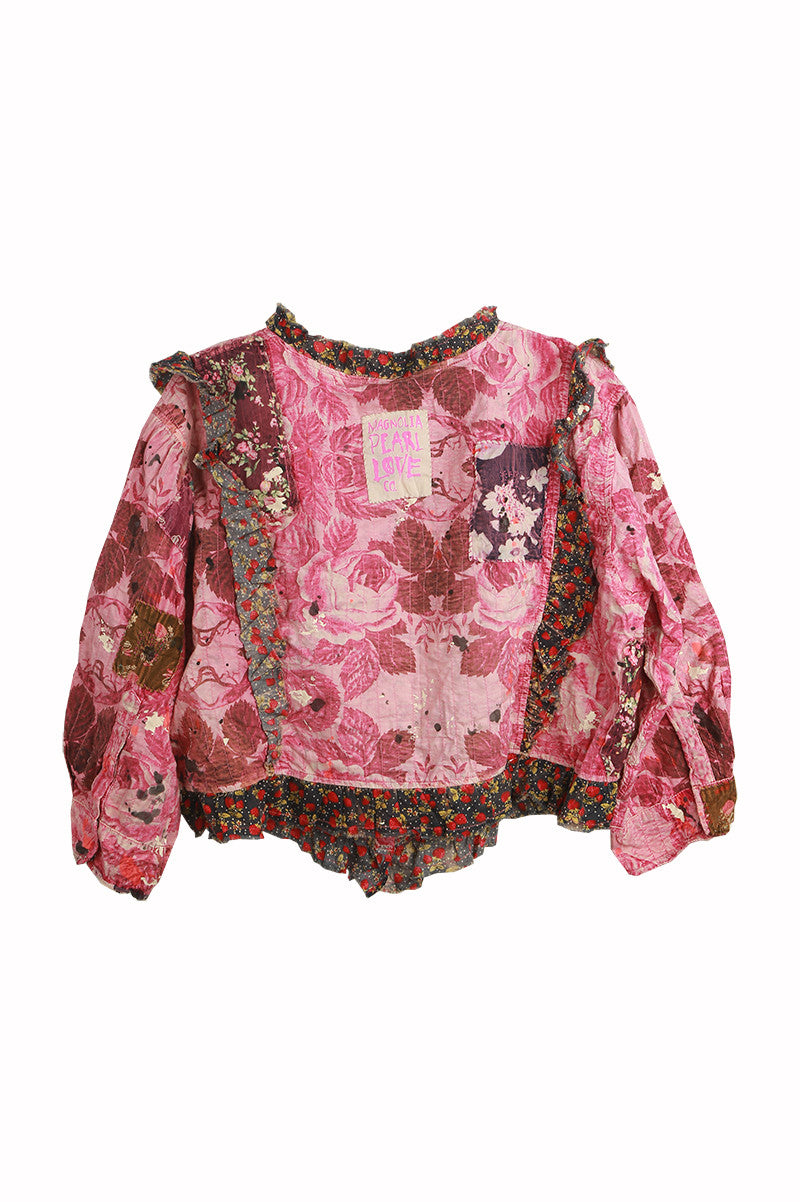 Bach cropped jacket in Erilea flat back  view