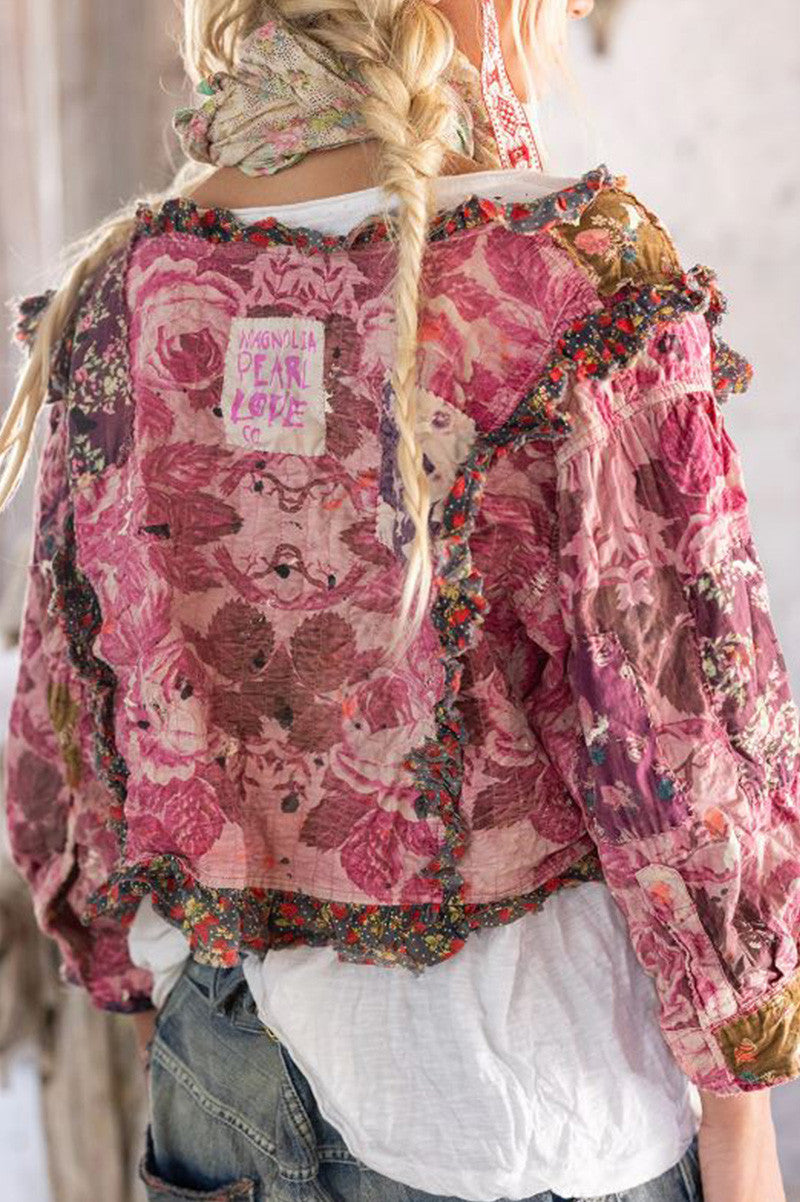 Bach cropped jacket in Erilea back  view