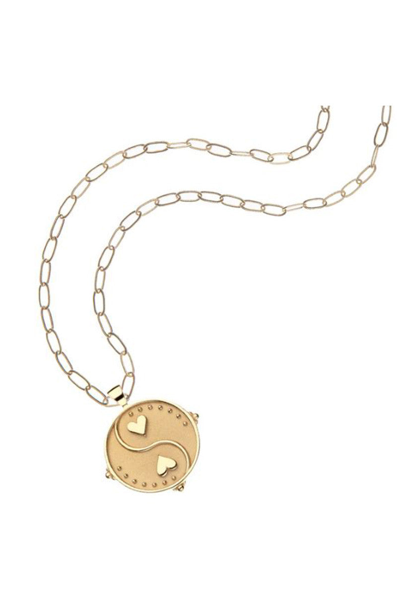 Balance JW original pendant coin 18" in gold with chain