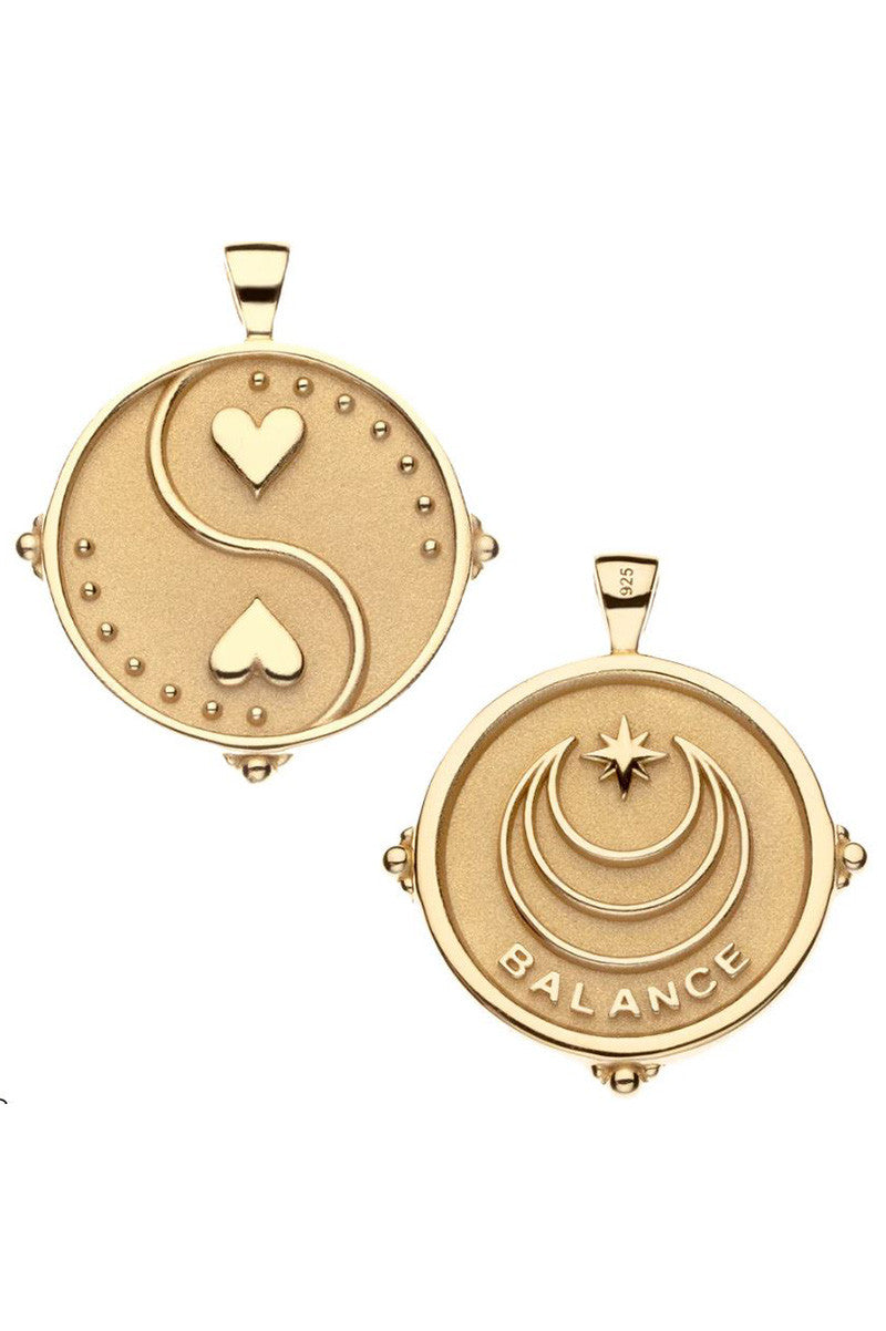 Balance JW original pendant coin 18" in gold