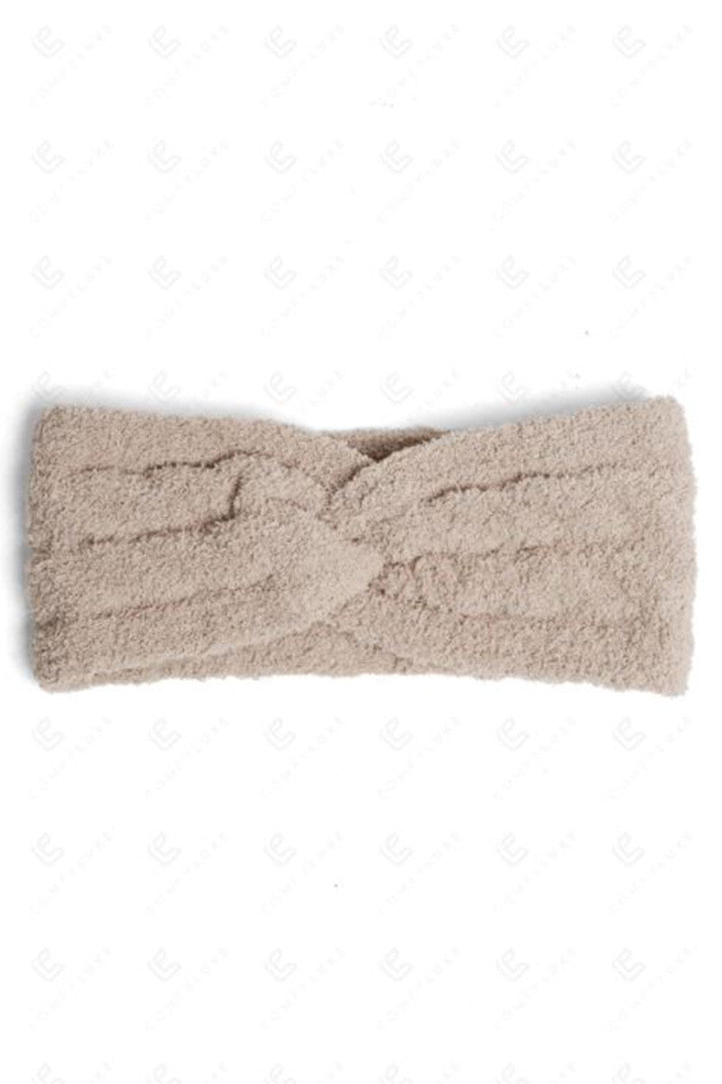 TWIST KNOT RIBBED HEADBAND