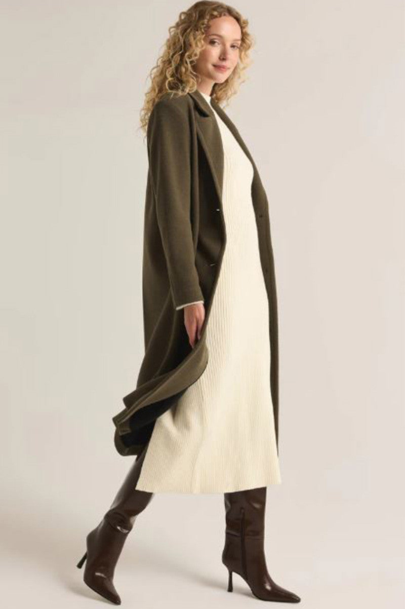 conway coat in grape leaf side view