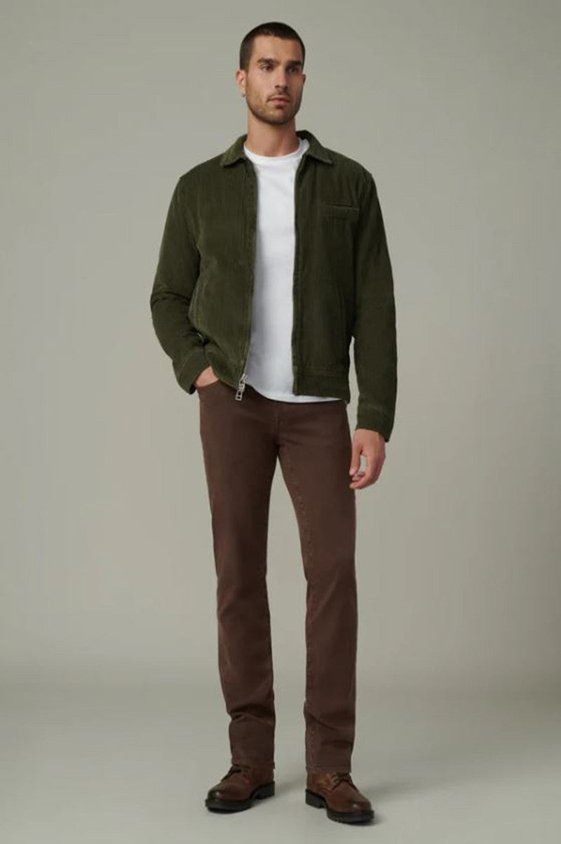 The brixton twill jean in chocolate martini style view