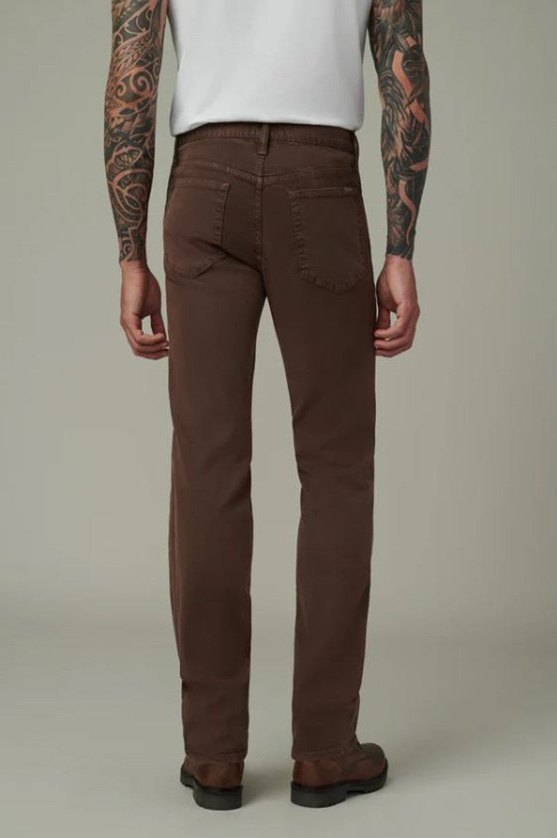 The brixton twill jean in chocolate martini back view