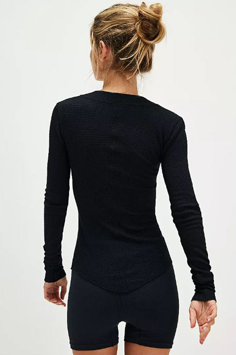 going places cardi in black back view