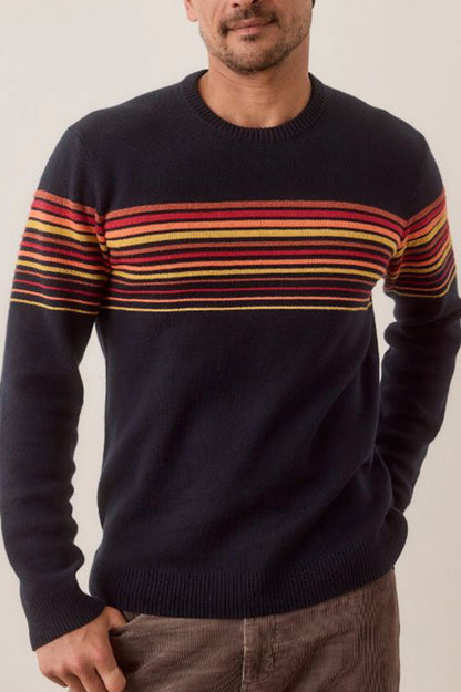 Archive bear valley sweater in sky captain front view