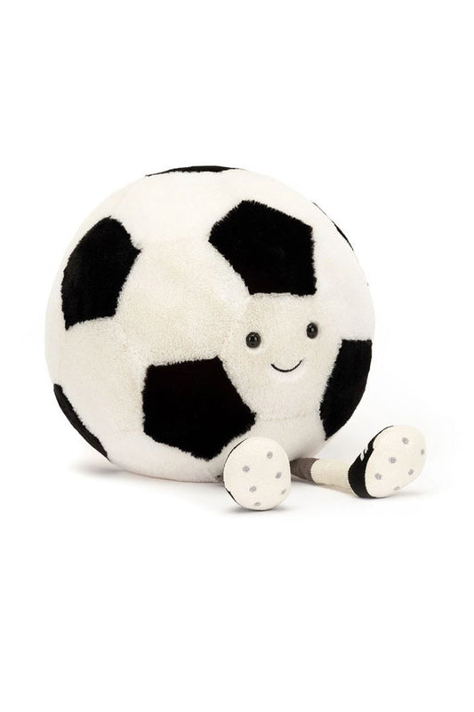 AMUSEABLES SPORTS SOCCER BALL in black/white