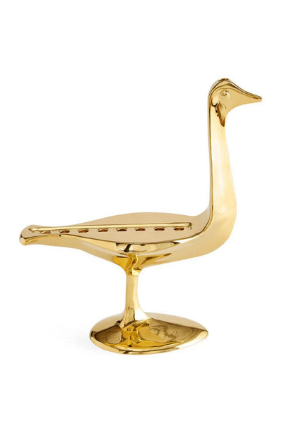 Bird Menorah in brass