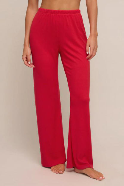 Sabrina Pointelle pant in rendezvous front  view