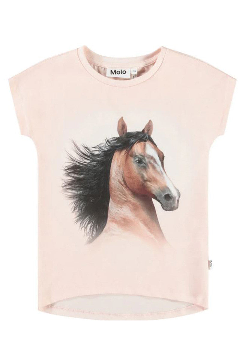 Ragnhilde tee in pony amour front view