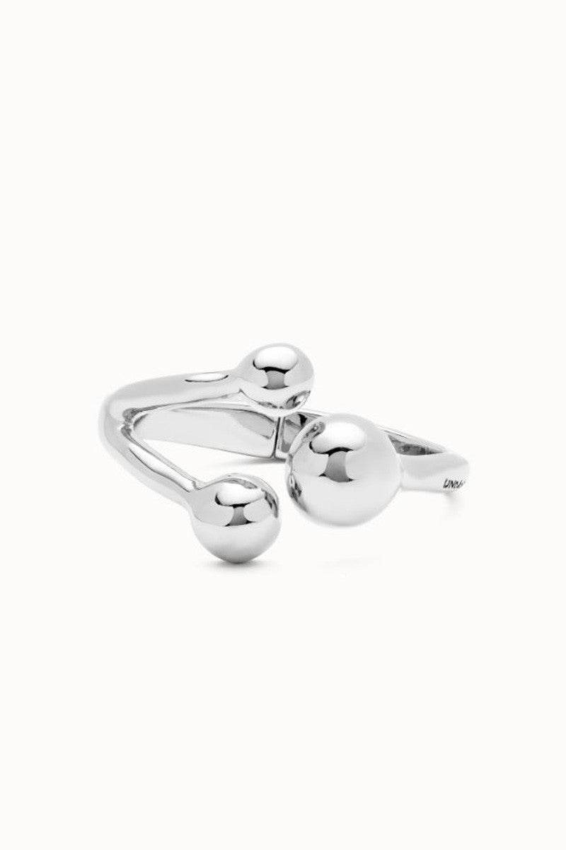 Ser Intrepida bracelet with 3 beads in silver 