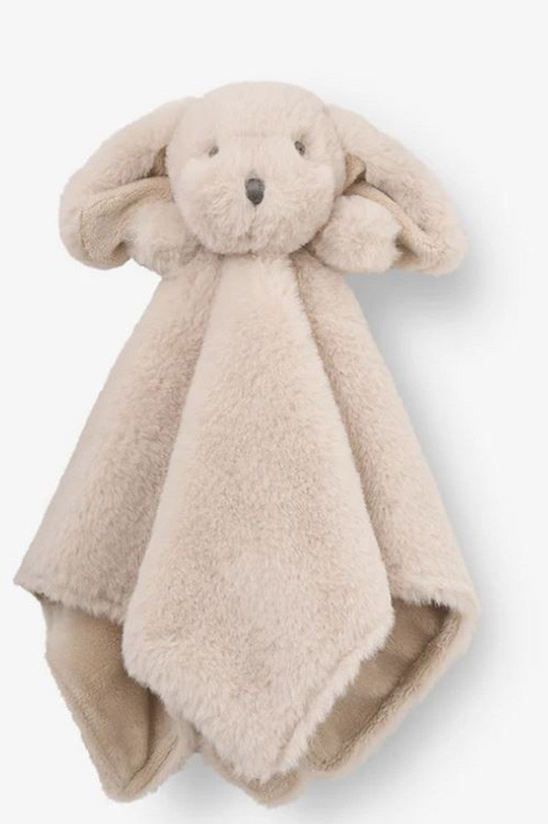 15x15 baby security blanket taupe puppy