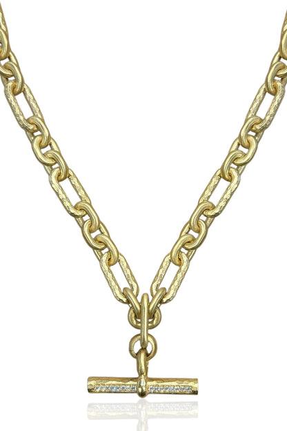 byron toggle neck in gold style view