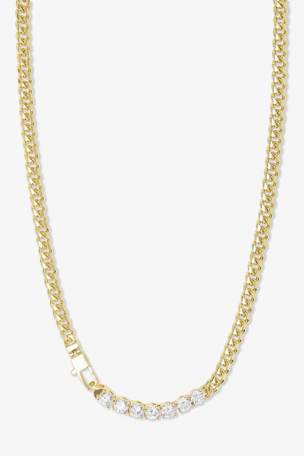 Baby Julian Loves Diamonds Necklace IN GOLD FRONT VIEW
