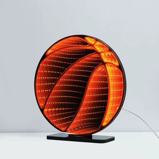 NEON ART WALL & DESK LIGHT Basketball front view