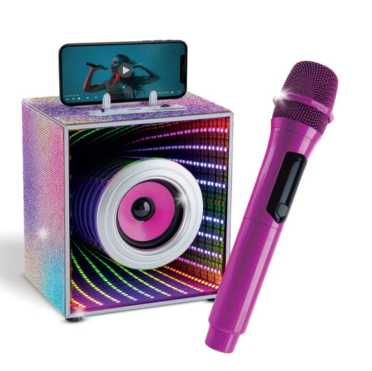 popstar karaoke set front view