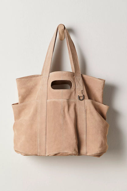 Suede Caravan Sand Front View