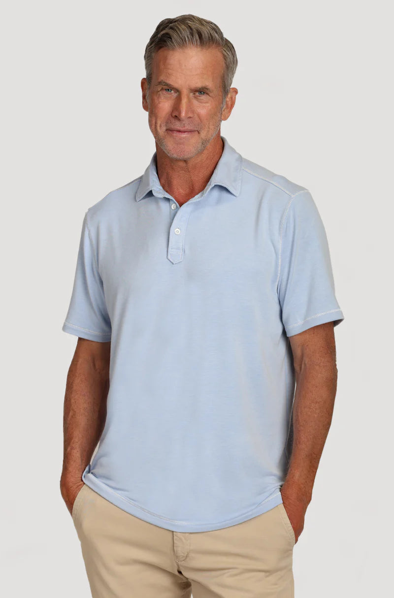 Malibu Del Mar Polo in blue front view