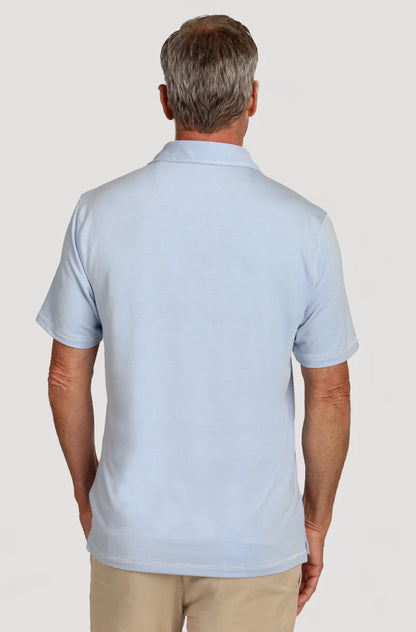 Malibu Del Mar Polo in blue back view