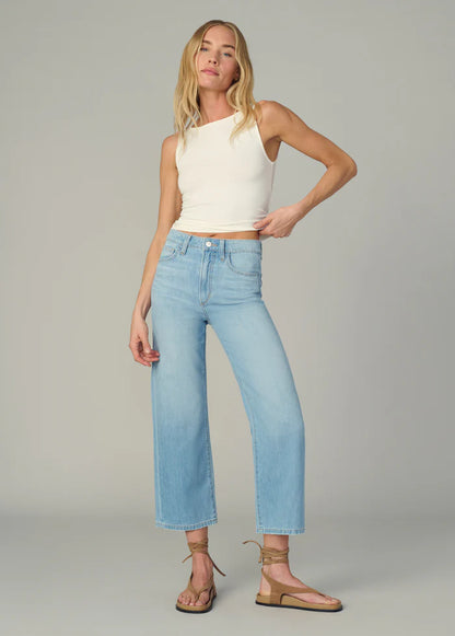 The blake denim jean in delightful front view