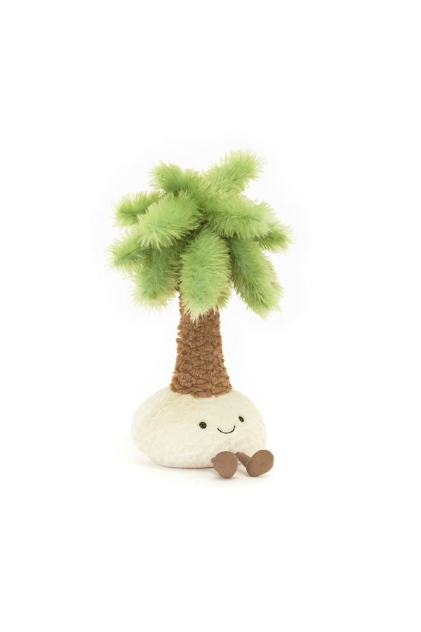 AMUSEABLES PAMMIE PALM TREE IN GREEN BROWN FRONT VIEW