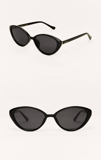 Nouveau Sunglasses polish black grey polarized 