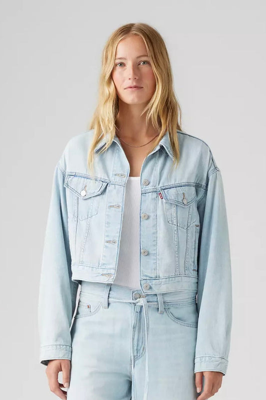 SHRUNKEN 90s TRUCKER IN LUX TRIP FRONT VIEW