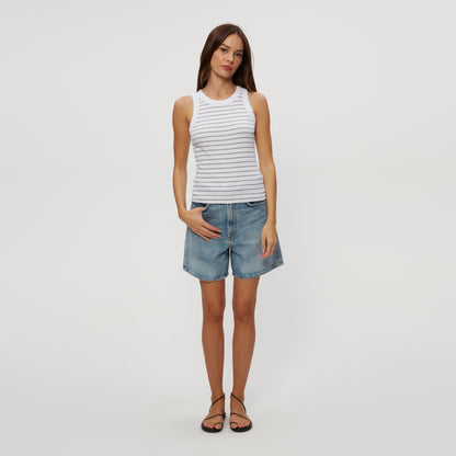 GINA WIDE BINDING CROP TANK (+colors)