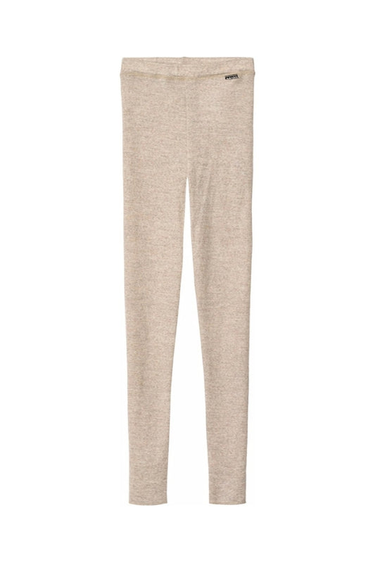 NADINE WOOL LEGGINGS IN OATMEAL MELANGE FRONT VIEW