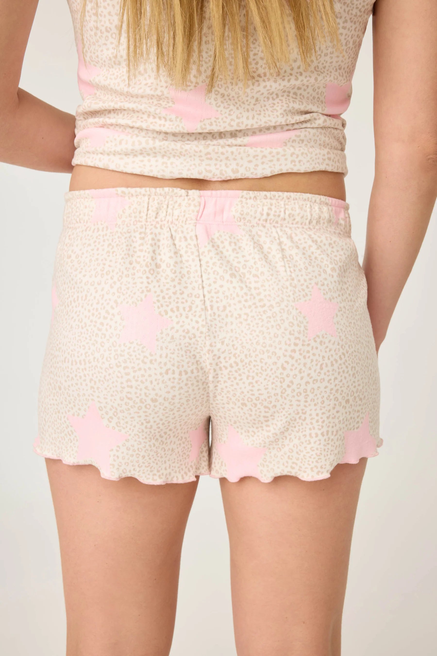 Stay wild short in oatmeal back view