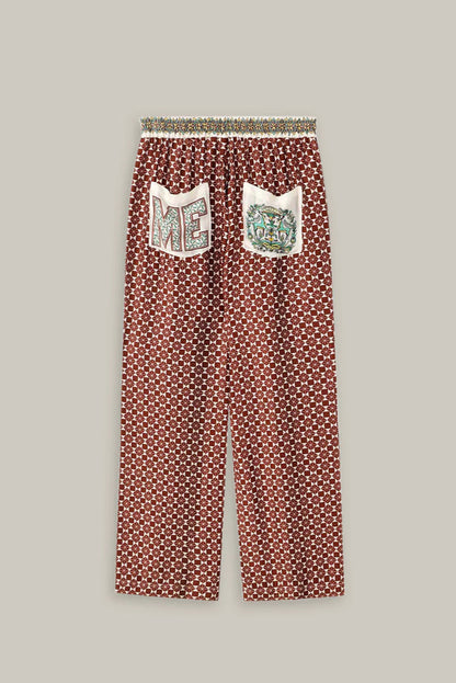 BAILEY PANTS IN SPORTY JADE BACK VIEW