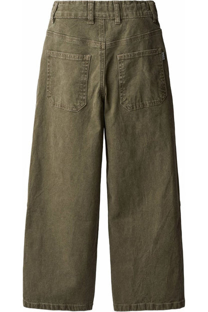 ALFRED CANVAS PANTS IN VEGETATION WASH BACK VIEW