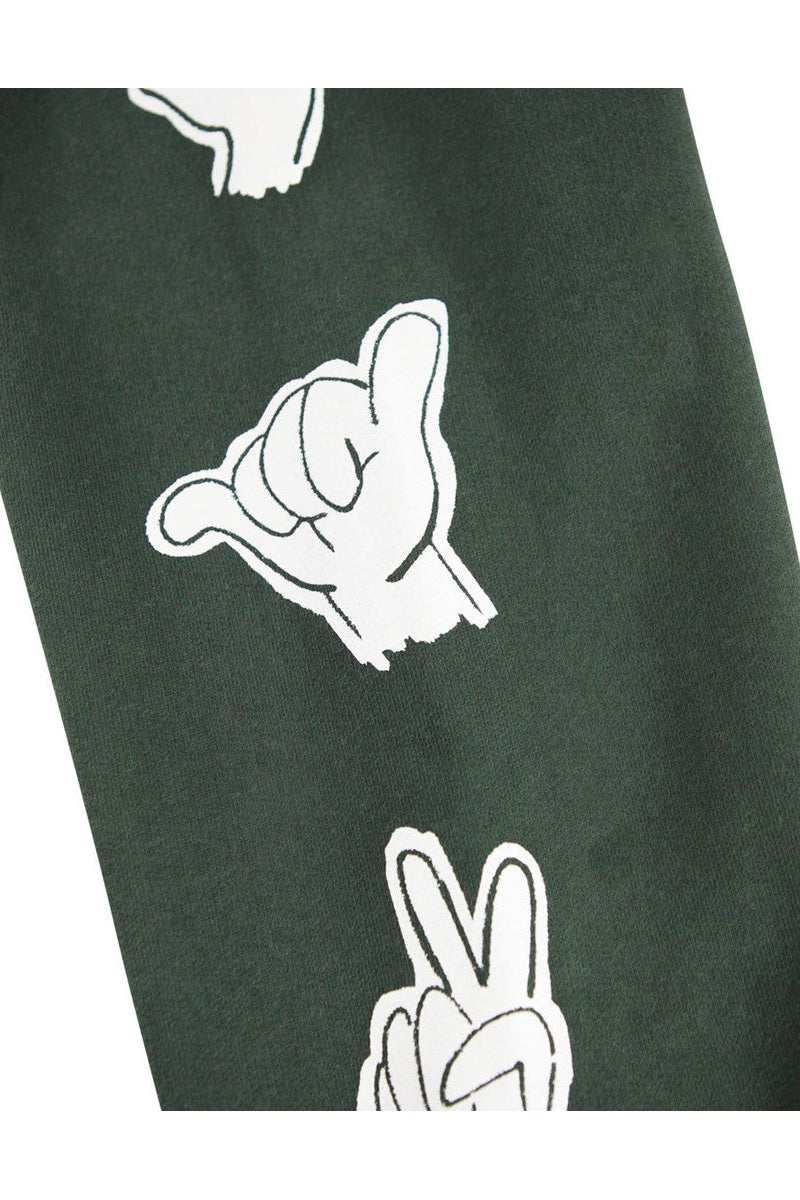 ALLEN SWEATPANTS IN BY HANDS CLOSE UP