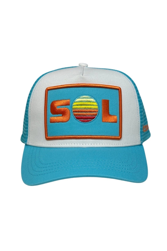 SOL TRUCKER IN TURQUOISE FRONT VIEW