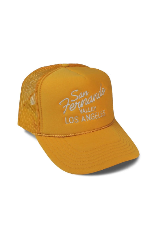 SAN FERNANDO TRUCKER IN YELLOW FRONT VIEW