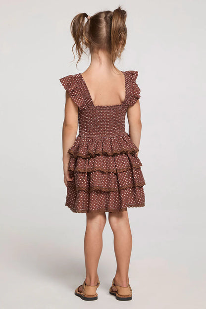 TANK MINI DRESS IN MOCHA BACK VIEW