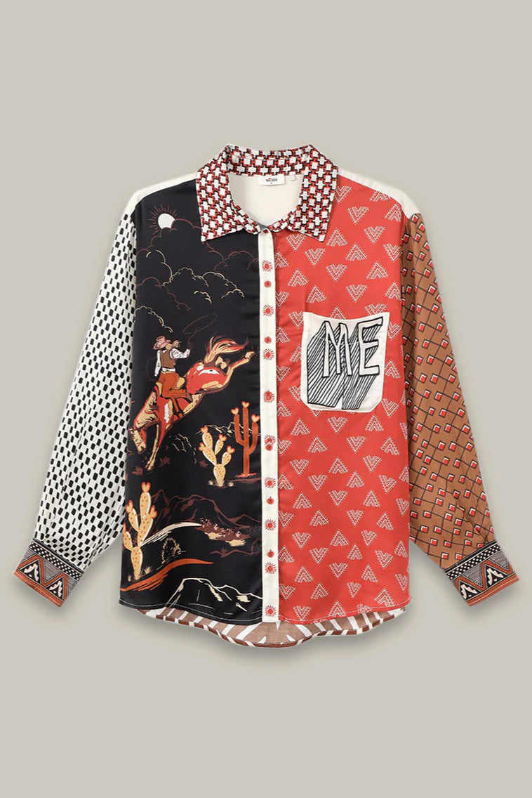 ISABEL SHIRT IN RODEO FRONT VIEW