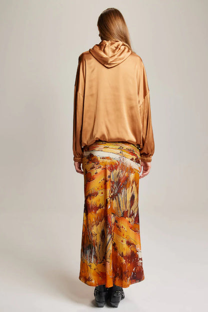 BLAKELY SLIP SKIRT IN RODEO BACK VIEW