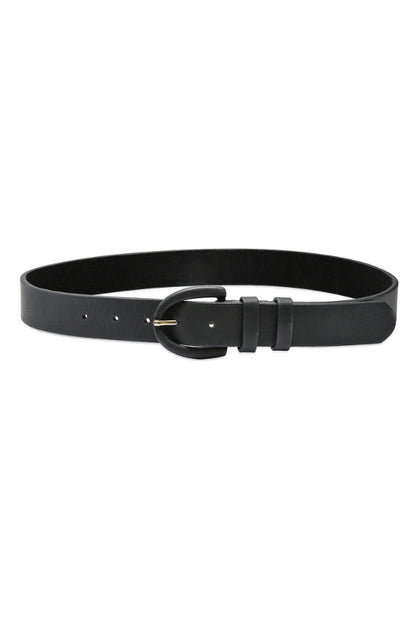 WESTWOOD BELT IN BLACK FRONT VIEW