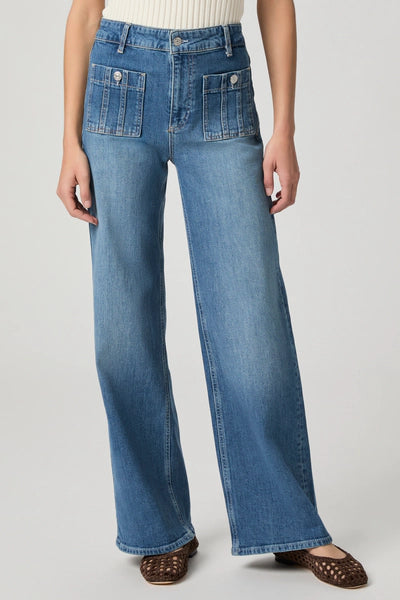ANESSA 31" w/SEAMED PATCH POCKETS IN PALEY FRONT VIEW