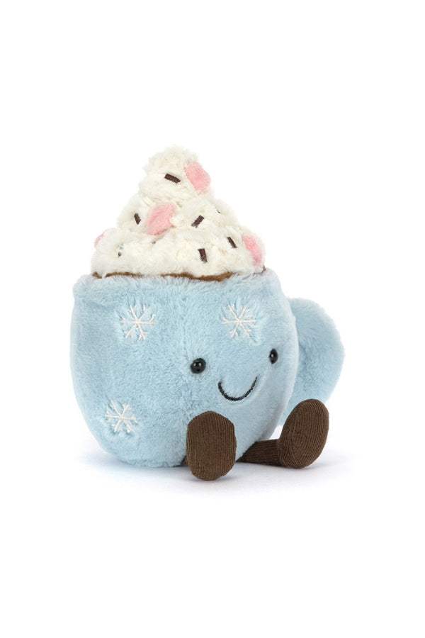 AMUSEABLES HOT CHOCOLATE IN LIGHT BLUE FRONT VIEW