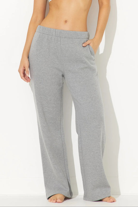 SURF WASH PANT IN ATHLETIC GREY FRONT VIEW