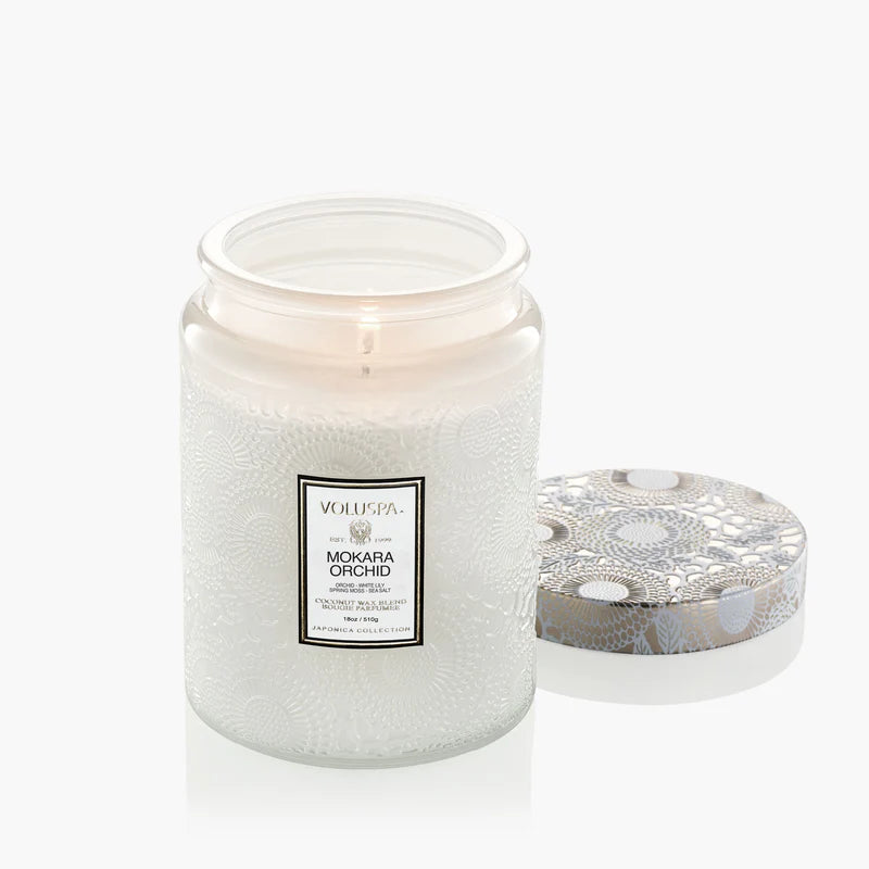 LARGE JAR CANDLE 18oz (+scents)