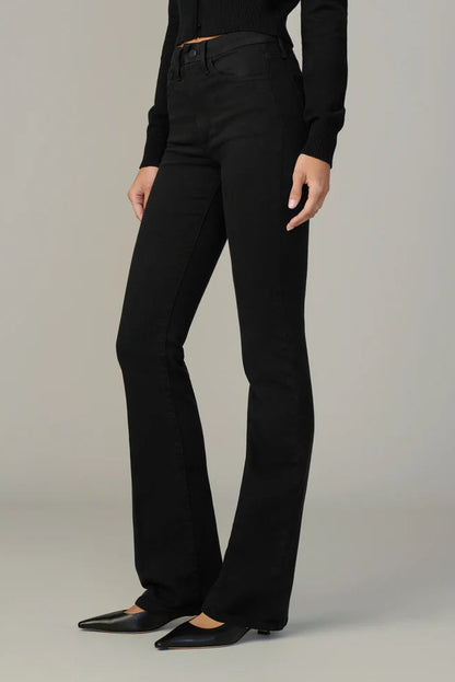 THE HI HONEY BOOTCUT IN BLACK SIDE VIEW