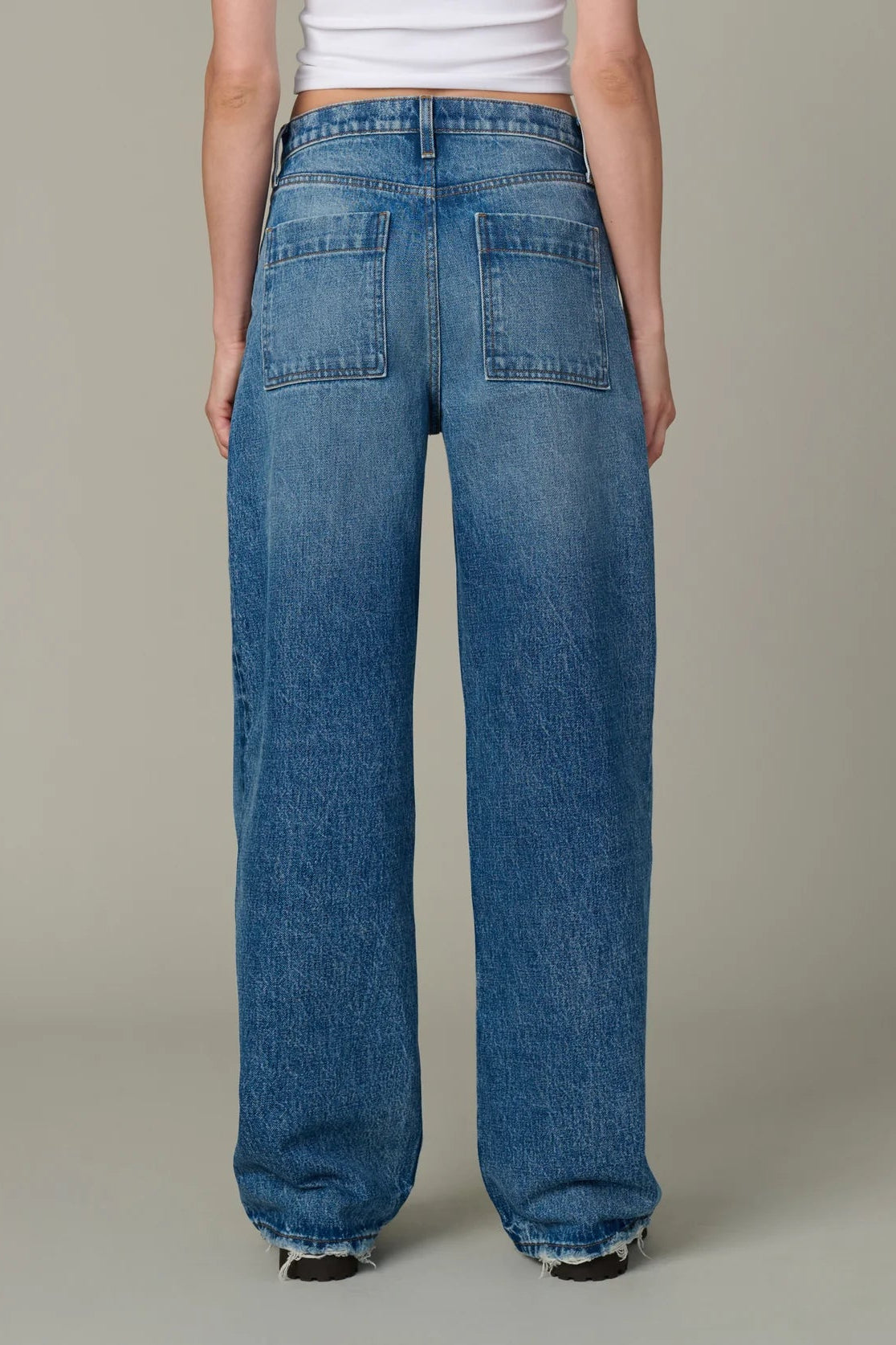 HARLOW DOUBLE POCKET JEAN IN GLORIOUS BACK VIEW